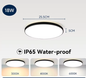 Waterdichte LED Plafondlamp Badkamer – Ronde LED Plafondverlichting 18W / 30W / 40W voor Keuken, Woonkamer en Toilet