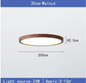 Ronde LED Plafondlamp met Houtnerf – Ultradun Design met 3 Lichtkleuren