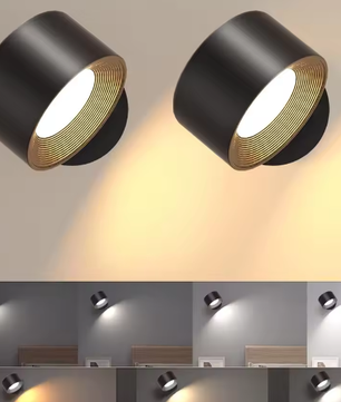 Magnetische LED Wandlamp – Draadloze Wandverlichting met Oplaadbare Batterij en 3 Lichtkleuren