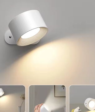 Magnetische LED Wandlamp – Draadloze Wandverlichting met Oplaadbare Batterij en 3 Lichtkleuren