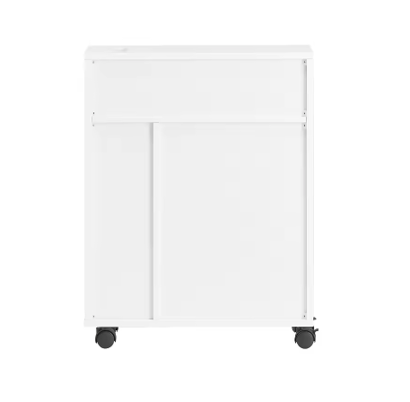 Smalle Badkamer Nisplank – Trolley met 2 Schuifdeuren en Klep