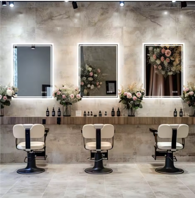 LED Badkamerspiegel met Achtergrondverlichting – Dimbaar, Anti-Condens, Frameloos en Touchbediening