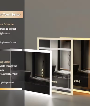 LED Badkamerspiegel met Verlichting en Anticondens – Wandgemonteerde Spiegel met Touchbediening en Geheugenfunctie