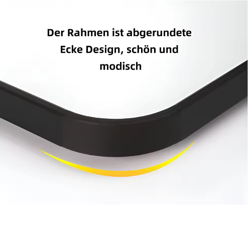 Volledige Lichaamsspiegel – Staande en Wandspiegel 155x45cm Veilig HD Zwart