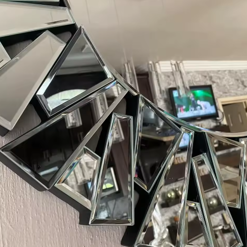 Unieke Sunburst Wandspiegel Rond 80 cm – Zilver Decoratief