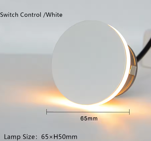 Ronde LED Inbouw Wandlamp 3W – Waterdichte Trapverlichting voor Binnen en Buiten