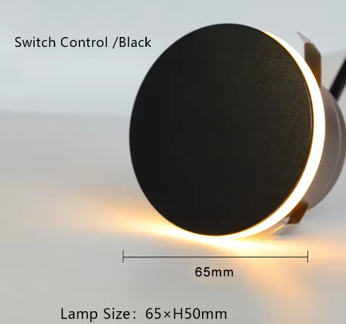 Ronde LED Inbouw Wandlamp 3W – Waterdichte Trapverlichting voor Binnen en Buiten