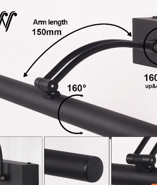 LED Badkamer Wandlamp Bedraad 40–100 cm – Modern en Vochtbestendig