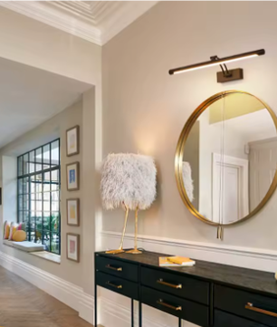 LED Badkamer Wandlamp Bedraad 40–100 cm – Modern en Vochtbestendig