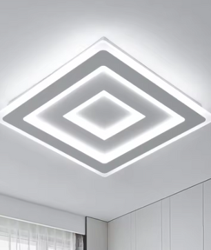 Moderne Vierkante LED Plafondlamp 42W – Acryl, Wit