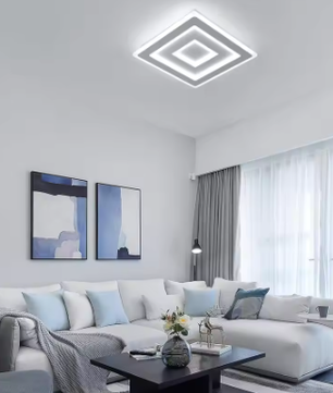 Moderne Vierkante LED Plafondlamp 42W – Acryl, Wit