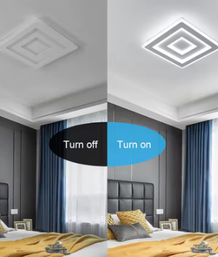 Moderne Vierkante LED Plafondlamp 42W – Acryl, Wit