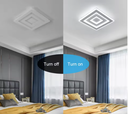 Moderne Vierkante LED Plafondlamp 42W – Acryl, Wit