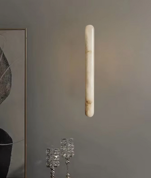 Minimalistische Marmeren Wandlamp – Art Deco Stijl