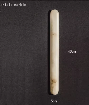 Minimalistische Marmeren Wandlamp – Art Deco Stijl