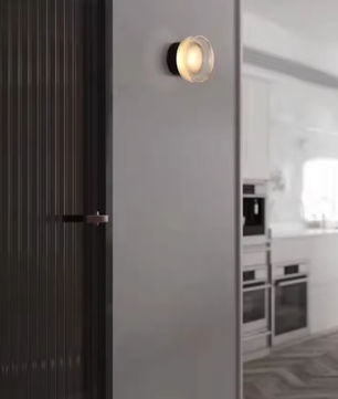 candinavische Minimalistische Ronde Wandlamp – Moderne LED Wandverlichting voor Gang, Slaapkamer en Hotelinterieur