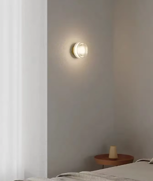 candinavische Minimalistische Ronde Wandlamp – Moderne LED Wandverlichting voor Gang, Slaapkamer en Hotelinterieur