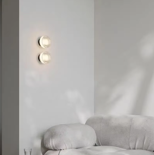 candinavische Minimalistische Ronde Wandlamp – Moderne LED Wandverlichting voor Gang, Slaapkamer en Hotelinterieur
