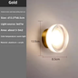candinavische Minimalistische Ronde Wandlamp – Moderne LED Wandverlichting voor Gang, Slaapkamer en Hotelinterieur