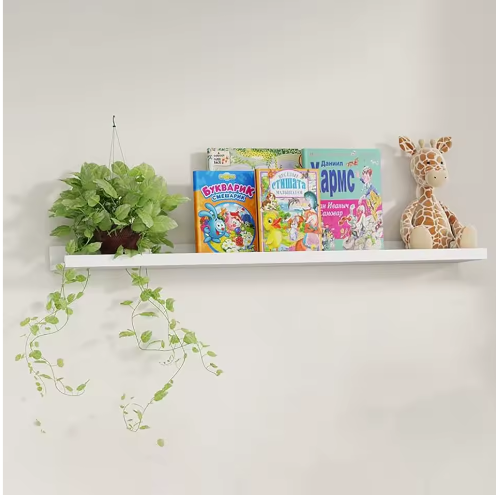 Zwevende badkamerplanken zonder boren – Wandplank voor opslag en decoratie in badkamer, keuken en woonkamer