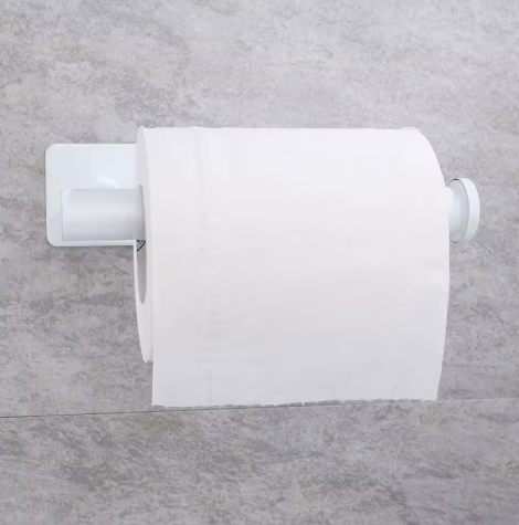 Roestvrijstalen Papierhouder Wit – Zelfklevend Wandmontage Tissue Plank