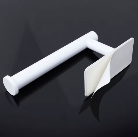 Roestvrijstalen Papierhouder Wit – Zelfklevend Wandmontage Tissue Plank