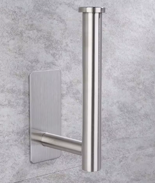 Roestvrijstalen Papierhouder Wit – Zelfklevend Wandmontage Tissue Plank