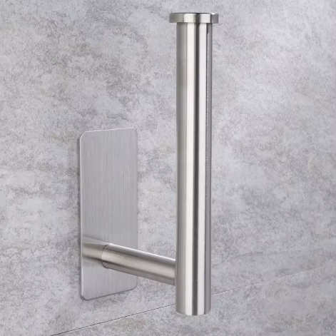 Roestvrijstalen Papierhouder Wit – Zelfklevend Wandmontage Tissue Plank