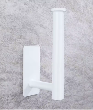 Roestvrijstalen Papierhouder Wit – Zelfklevend Wandmontage Tissue Plank