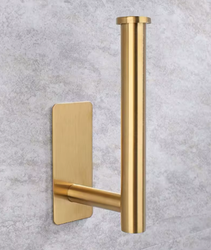 Roestvrijstalen Papierhouder Wit – Zelfklevend Wandmontage Tissue Plank