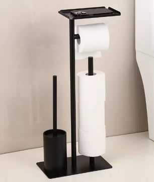 Vrijstaande Toiletrolhouder – Moderne Multifunctionele Badkameroplossing