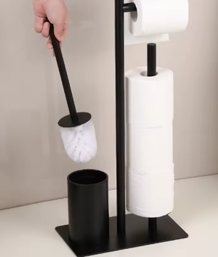 Vrijstaande Toiletrolhouder – Moderne Multifunctionele Badkameroplossing