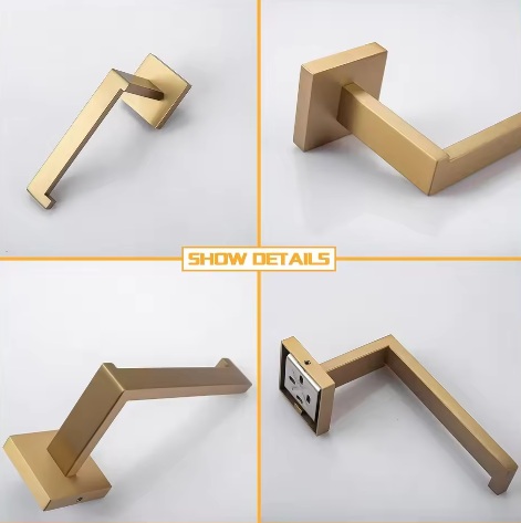 304 RVS Toiletrolhouder – Wandmontage Mat Zwart, Modern