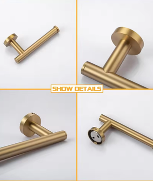 304 RVS Toiletrolhouder – Wandmontage Mat Zwart, Modern