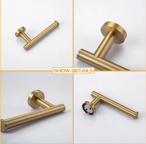 304 RVS Toiletrolhouder – Wandmontage Mat Zwart, Modern