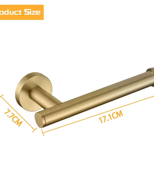 304 RVS Toiletrolhouder – Wandmontage Mat Zwart, Modern