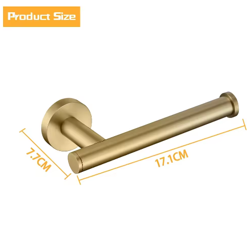 304 RVS Toiletrolhouder – Wandmontage Mat Zwart, Modern