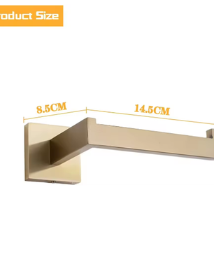 304 RVS Toiletrolhouder – Wandmontage Mat Zwart, Modern