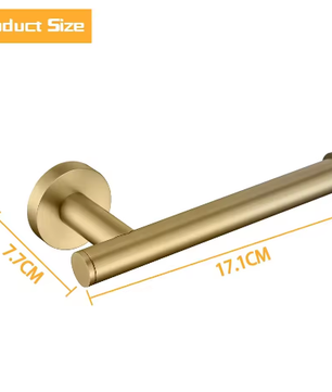 304 RVS Toiletrolhouder – Wandmontage Mat Zwart, Modern