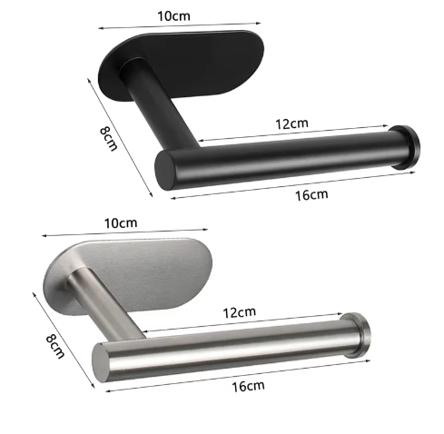 Zelfklevende Wandgemonteerde Toiletrolhouder van RVS – Zonder Boren, Ruimtebesparend Design