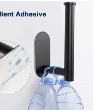 Zelfklevende Wandgemonteerde Toiletrolhouder van RVS – Zonder Boren, Ruimtebesparend Design