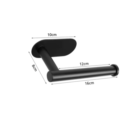 Zelfklevende Wandgemonteerde Toiletrolhouder van RVS – Zonder Boren, Ruimtebesparend Design