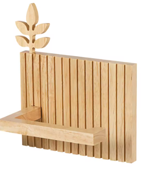 Bladvorm Wand Toiletrolhouder – Decoratieve Papierhouder voor Badkamer en Keuken