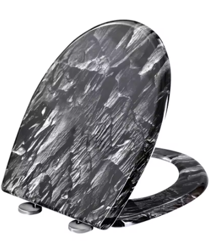 O-Vormige WC-Bril met Toiletdeksel – Soft-Close, Quick Release en Duurzaam Materiaal