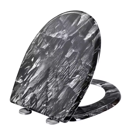 O-Vormige WC-Bril met Toiletdeksel – Soft-Close, Quick Release en Duurzaam Materiaal