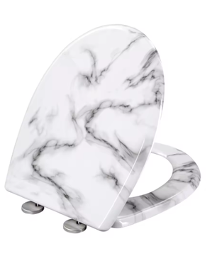 O-Vormige WC-Bril met Toiletdeksel – Soft-Close, Quick Release en Duurzaam Materiaal