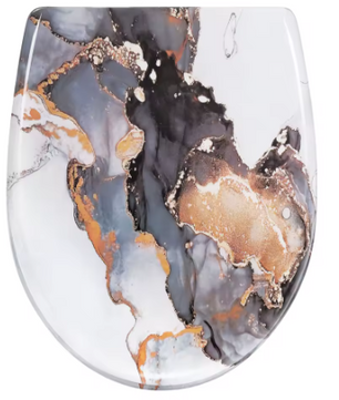 O-Vormige WC-Bril met Toiletdeksel – Soft-Close, Quick Release en Duurzaam Materiaal