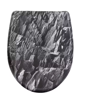 O-Vormige WC-Bril met Toiletdeksel – Soft-Close, Quick Release en Duurzaam Materiaal