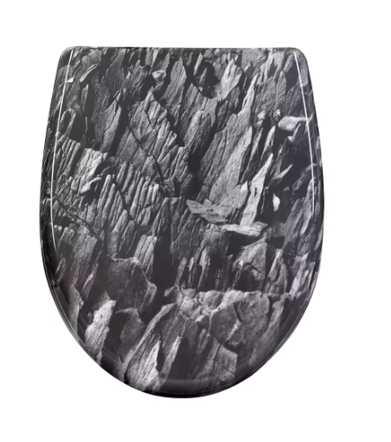 O-Vormige WC-Bril met Toiletdeksel – Soft-Close, Quick Release en Duurzaam Materiaal