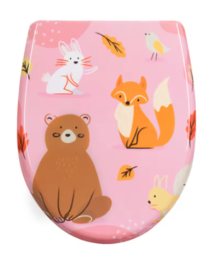 O-Vormige WC-Bril met Toiletdeksel – Soft-Close, Quick Release en Duurzaam Materiaal